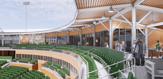 Brick as a Link Between Past and Future at Four Winds Field