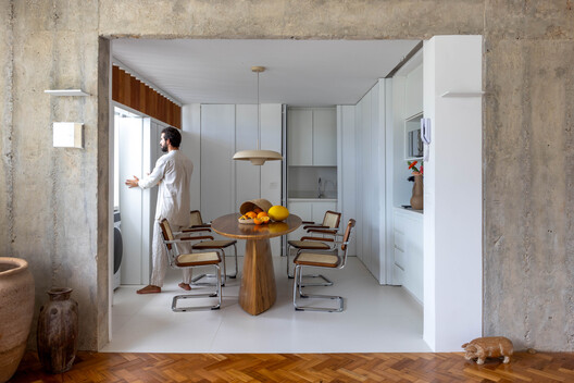 Marquês Project / Bric Arquitectura | Portillo & Pantoja - Interior Photography, Kitchen, Wood, Table, Lighting, Chair