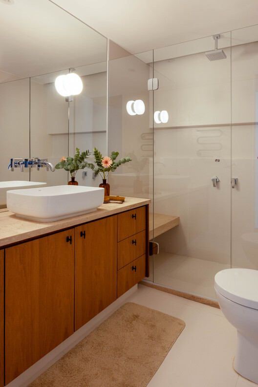 Marquês Project / Bric Arquitectura | Portillo & Pantoja - Interior Photography, Bathroom, Countertop, Sink, Wood, Lighting
