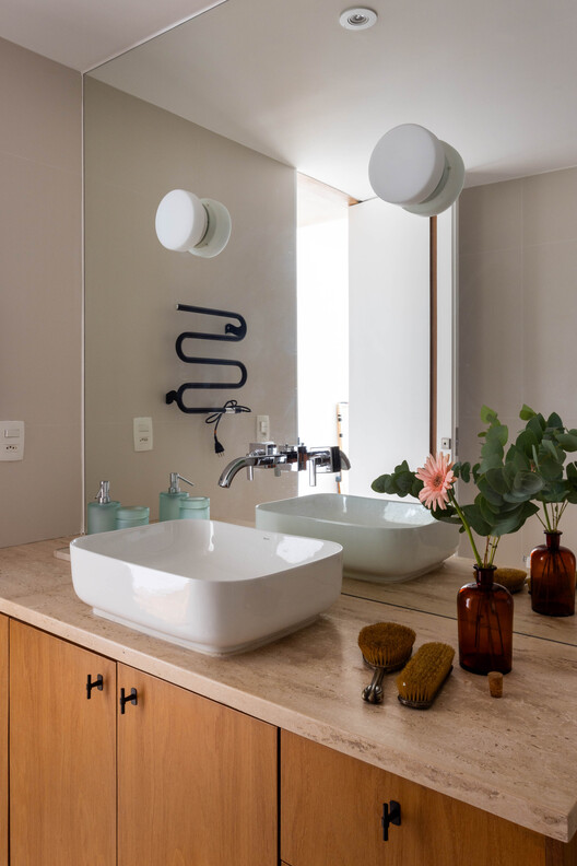 Marquês Project / Bric Arquitectura | Portillo & Pantoja - Interior Photography, Bathroom, Countertop, Sink, Lighting