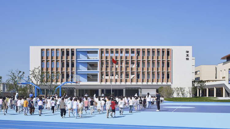 "空间即教育"！扬州宝应新城实验学校竣工 打造可触摸的弹性成长场域 - 图片 1