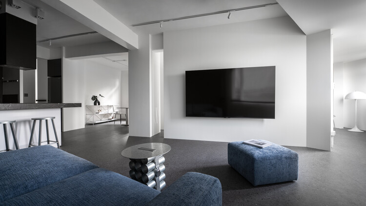 Wu Wei Apartment / Degree Design - Interior Photography, Living Room, Lighting, Chair
