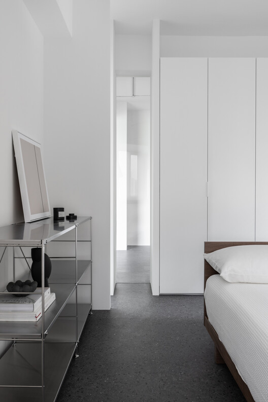 Wu Wei Apartment / Degree Design - Interior Photography, Wood, Bed, Glass, Bedroom