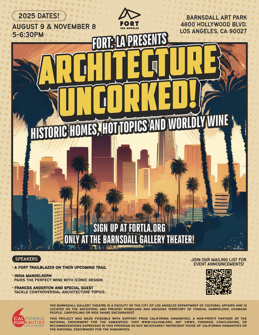 FORT: LA Presents Architecture Uncorked! Historic Homes, Hot Topics and Worldly Wine - Image 1 of 1