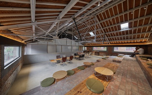 Suzhou Snow Peak Cafe / KiKi ARCHi - Interior Photography, Living Room, Wood, Beam, Chair
