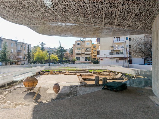 Mozaic of Tirana Cultural Intervention / SONarchitects - Exterior Photography, Concrete