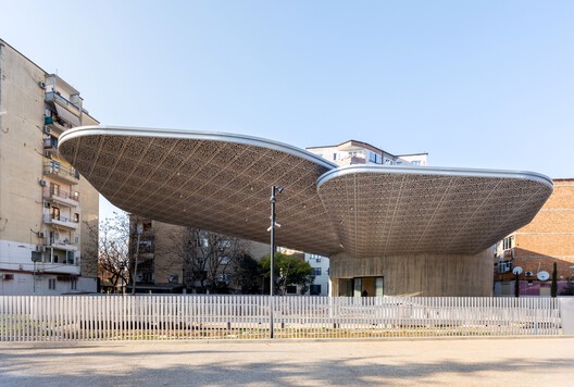 Mozaic of Tirana Cultural Intervention / SONarchitects - Exterior Photography