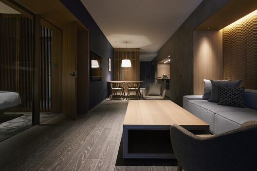 MUWA NISEKO  / Nikken Sekkei - Interior Photography, Wood, Lighting, Chair