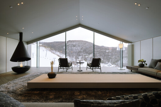 MUWA NISEKO  / Nikken Sekkei - Interior Photography, Sofa, Lighting, Chair