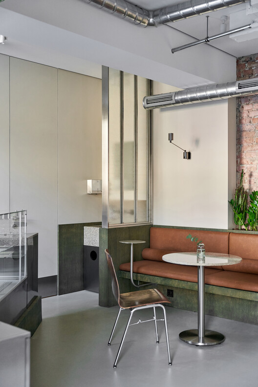 Acacia Coffee & Wine Bar / A-Malysheva Studio - Interior Photography, Lighting, Chair, Glass