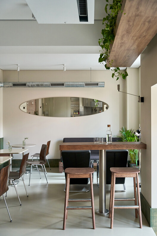 Acacia Coffee & Wine Bar / A-Malysheva Studio - Interior Photography, Wood, Table, Lighting, Chair