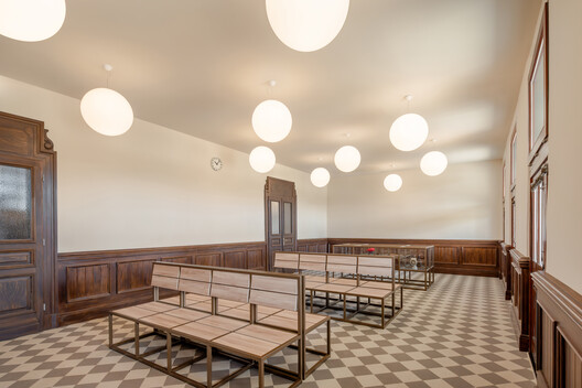 Nova Gorica Railway Station and Vrtača Underpass / SADAR + VUGA - Interior Photography, Dining room