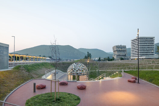 Nova Gorica Railway Station and Vrtača Underpass / SADAR + VUGA - Exterior Photography