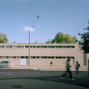 Bachgraben Public Pool Restaurant / MET Architects - Exterior Photography, Concrete