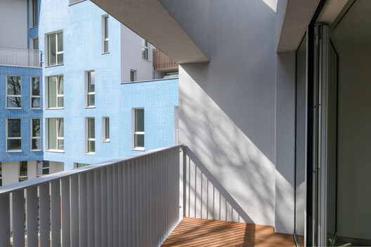 Destrier Housing Block / Pierre Blondel Architectes - Interior Photography, Stairs