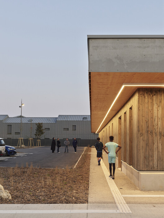 Montévrain Stadium / Olgga Architects - Exterior Photography, Concrete