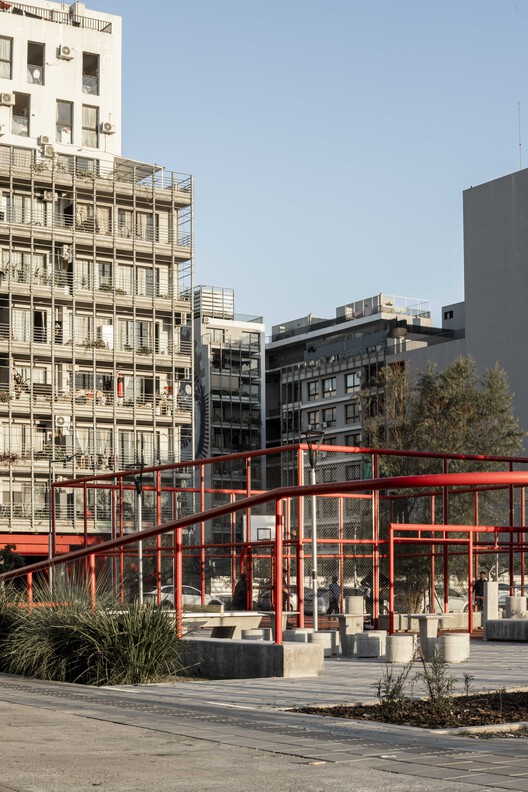 Olympic Neighborhood Square / Región Austral  - Exterior Photography, Facade, Concrete