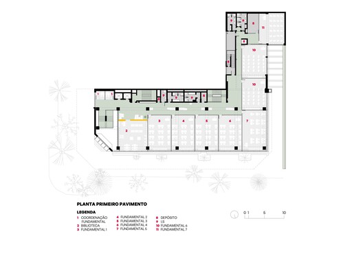 Colégio Magnum Unidade Lourdes / BIRI + Chico Albano - Imagem 32 de 40
