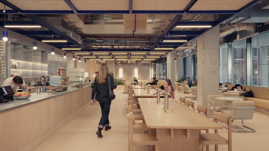 The Jellicoe Workspace / Universal Design Studio - Interior Photography, Kitchen, Lighting, Table, Chair, Glass
