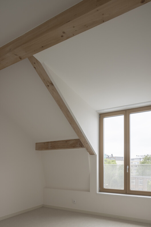 Grande Haie Social Housing  / P&P Architectes - Interior Photography, Wood, Beam