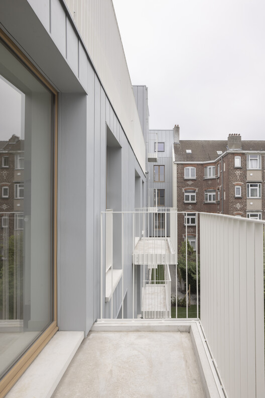 Grande Haie Social Housing  / P&P Architectes - Interior Photography, Concrete