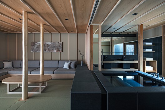 ANJIN Gosho Ebisugawa / STUDIO ALUC - Interior Photography, Living Room, Wood, Lighting, Chair