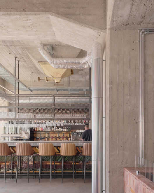 Kellogg's Bremen Hotel / Delugan Meissl Associated Architects - Interior Photography, Lighting, Chair, Beam