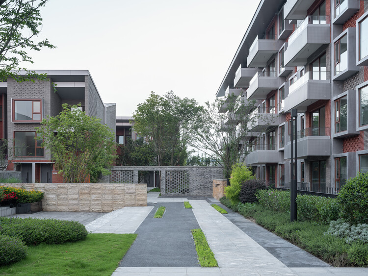 安仁里社区 / 中国院-胜景几何中心 - 建筑图, 庭院