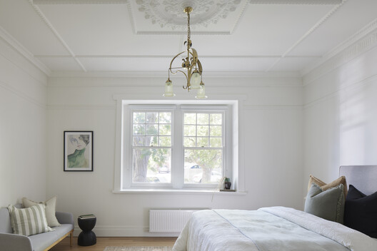 Eaglemont House / Bent Architecture  - Interior Photography, Bedroom, Wood, Lighting