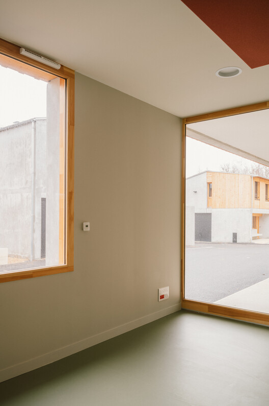 Fontcouverte's Child Village / studio.AQUI + Barbara Constantin - Interior Photography, Wood, Door, Concrete