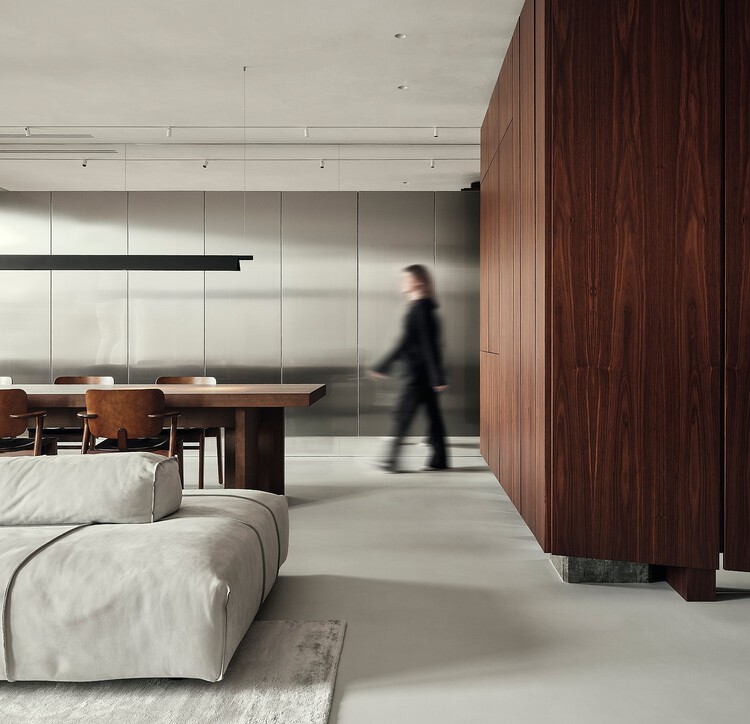 V8 Apartment / DA bureau - Interior Photography, Wood, Table, Chair