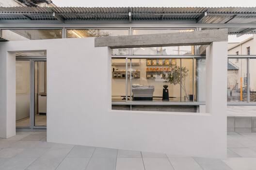 Longyou Tourist Center / atelier tao+c - Interior Photography, Kitchen, Concrete