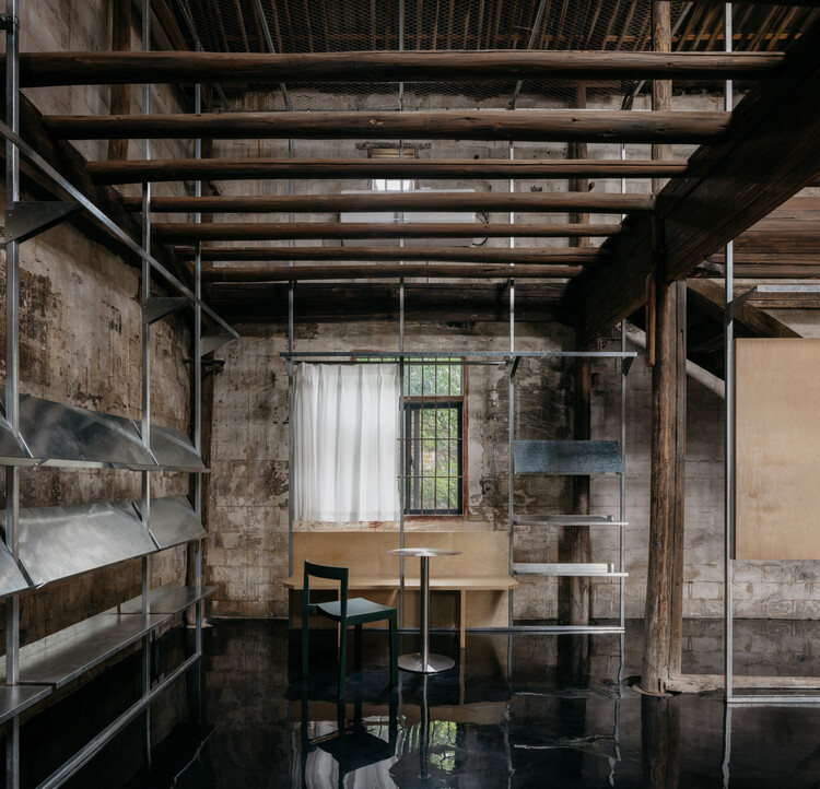 龙游放语空游客中心 / 西涛设计工作室  - 室内图, 木头, 梁