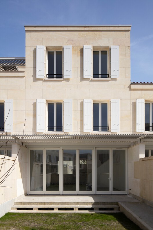 Les Échoppes Bastide Housing / eliet&lehmann architectes - Exterior Photography, Facade, Balcony, Concrete