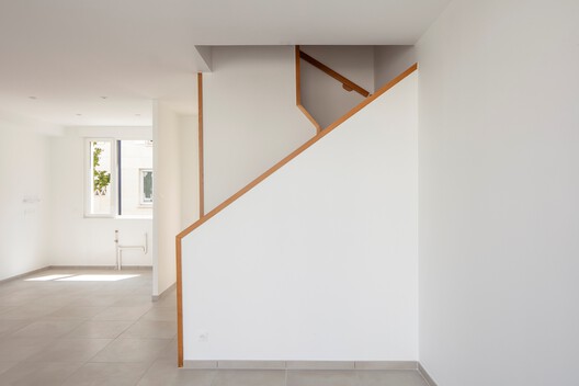 Les Échoppes Bastide Housing / eliet&lehmann architectes - Interior Photography, Wood, Stairs, Handrail