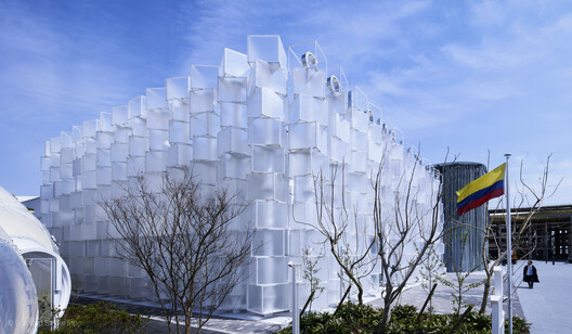 Colombia Pavilion at Expo Osaka 2025 Presents a Dynamic "Ice Cube" Playing With Form and Light - Image 6 of 14