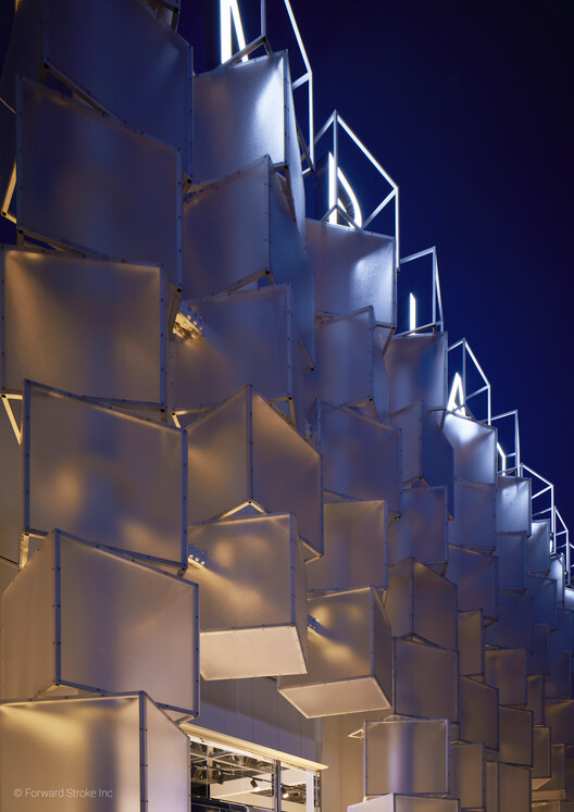 Colombia Pavilion at Expo Osaka 2025 Presents a Dynamic "Ice Cube" Playing With Form and Light - Image 12 of 14