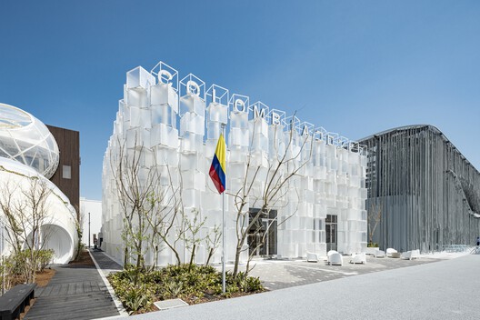 Colombia Pavilion at Expo Osaka 2025 Presents a Dynamic "Ice Cube" Playing With Form and Light
