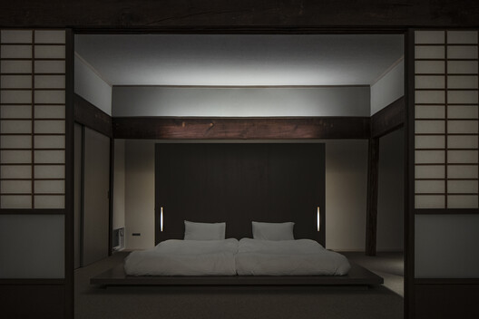House of Local Spirits / atelier SALAD - Interior Photography, Bedroom, Wood, Bed, Lighting