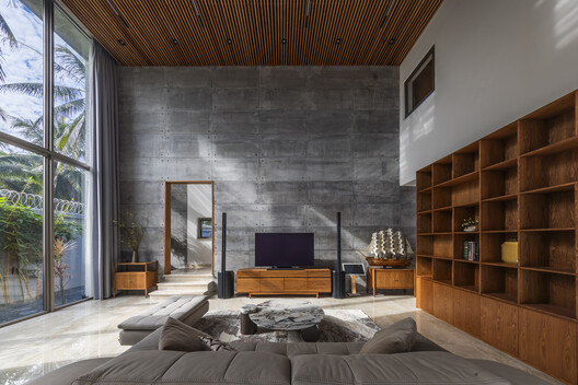Touch House / MyAn Architects - Interior Photography, Living Room, Wood, Chair