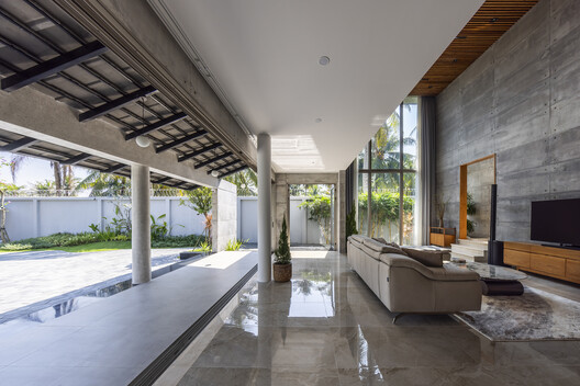 Touch House / MyAn Architects - Interior Photography, Living Room, Concrete