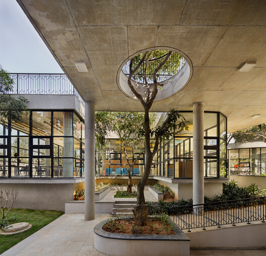 Euro School Banerghatta / Vijay Gupta Architects (VGA)  - Interior Photography, Courtyard