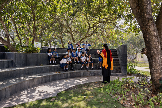 Euro School Banerghatta / Vijay Gupta Architects (VGA)  - Exterior Photography