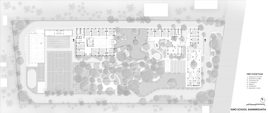 Euro School Banerghatta / Vijay Gupta Architects (VGA)  - Image 34 of 38