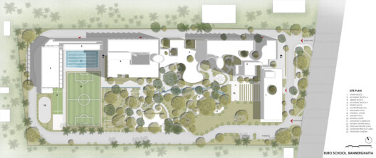 Euro School Banerghatta / Vijay Gupta Architects (VGA)  - Image 32 of 38