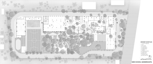 Euro School Banerghatta / Vijay Gupta Architects (VGA)  - Image 33 of 38