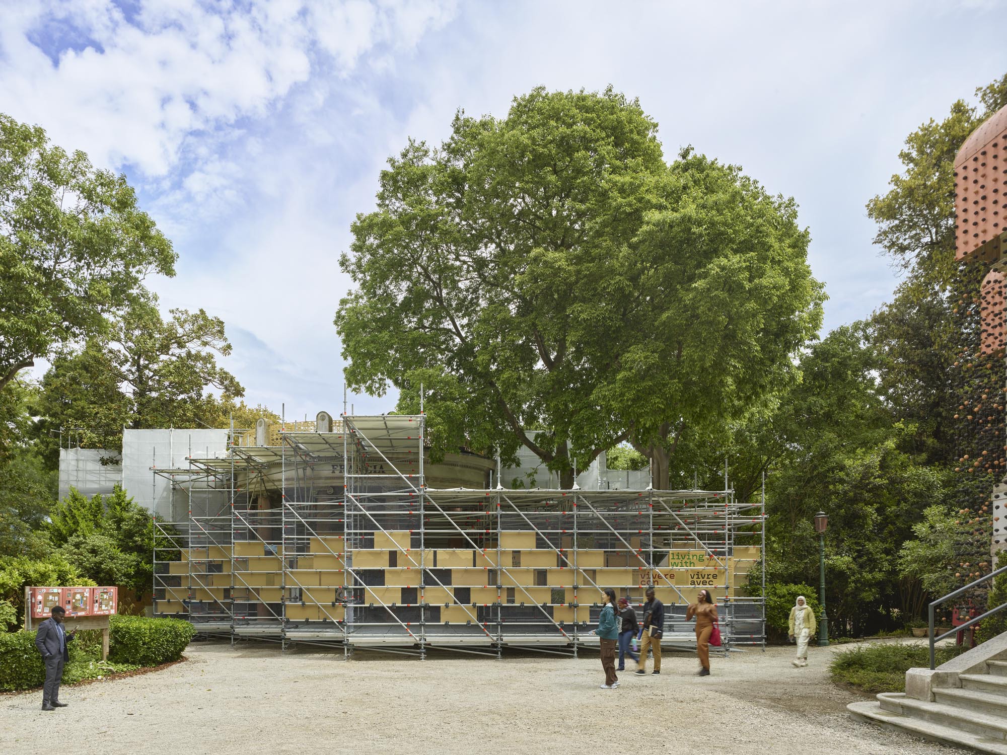 The French Pavilion Explores Concepts of “Living With” at