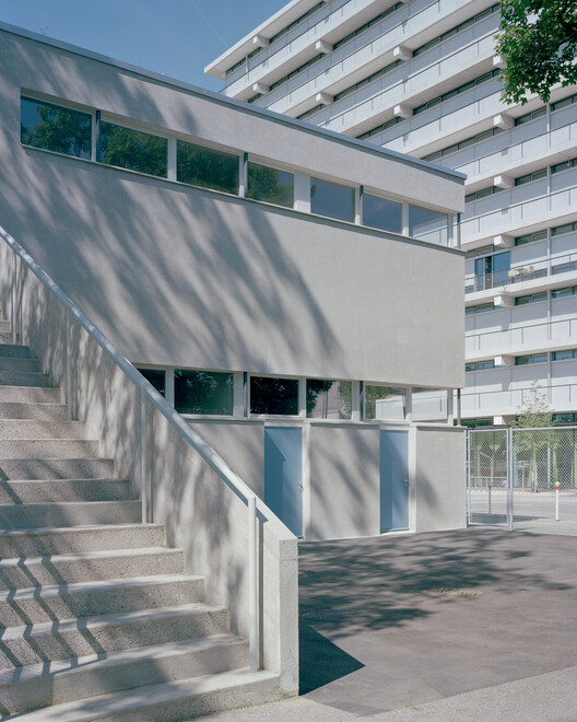Bachgraben Public Pool Restaurant / MET Architects - Interior Photography, Stairs