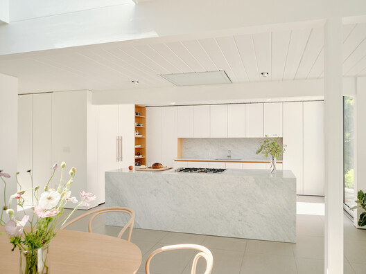 Twin Gable House / Ryan Leidner Architecture - Interior Photography, Kitchen, Wood, Countertop, Lighting, Table, Chair