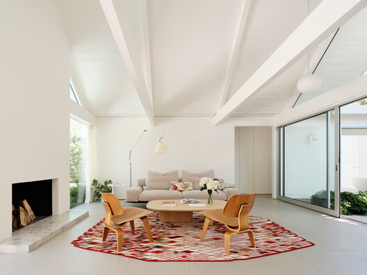 Twin Gable House / Ryan Leidner Architecture - Interior Photography, Living Room, Wood, Chair